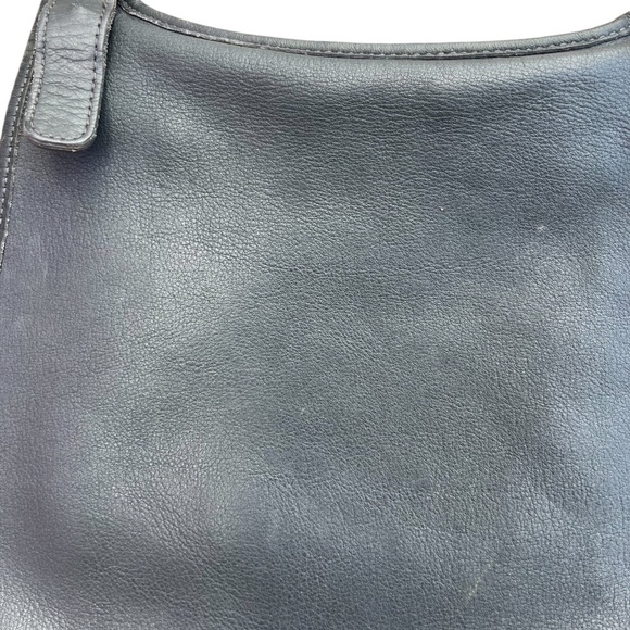 Vintage 90's Coach Legacy Crossbody Black Leather Flap Crossbody Messenger Purse - Picture 7 of 13